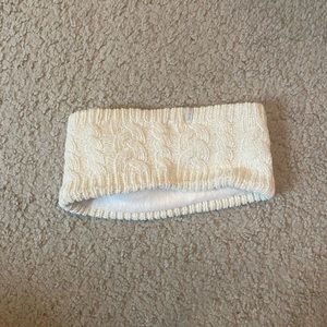 Cable Headband in ivory